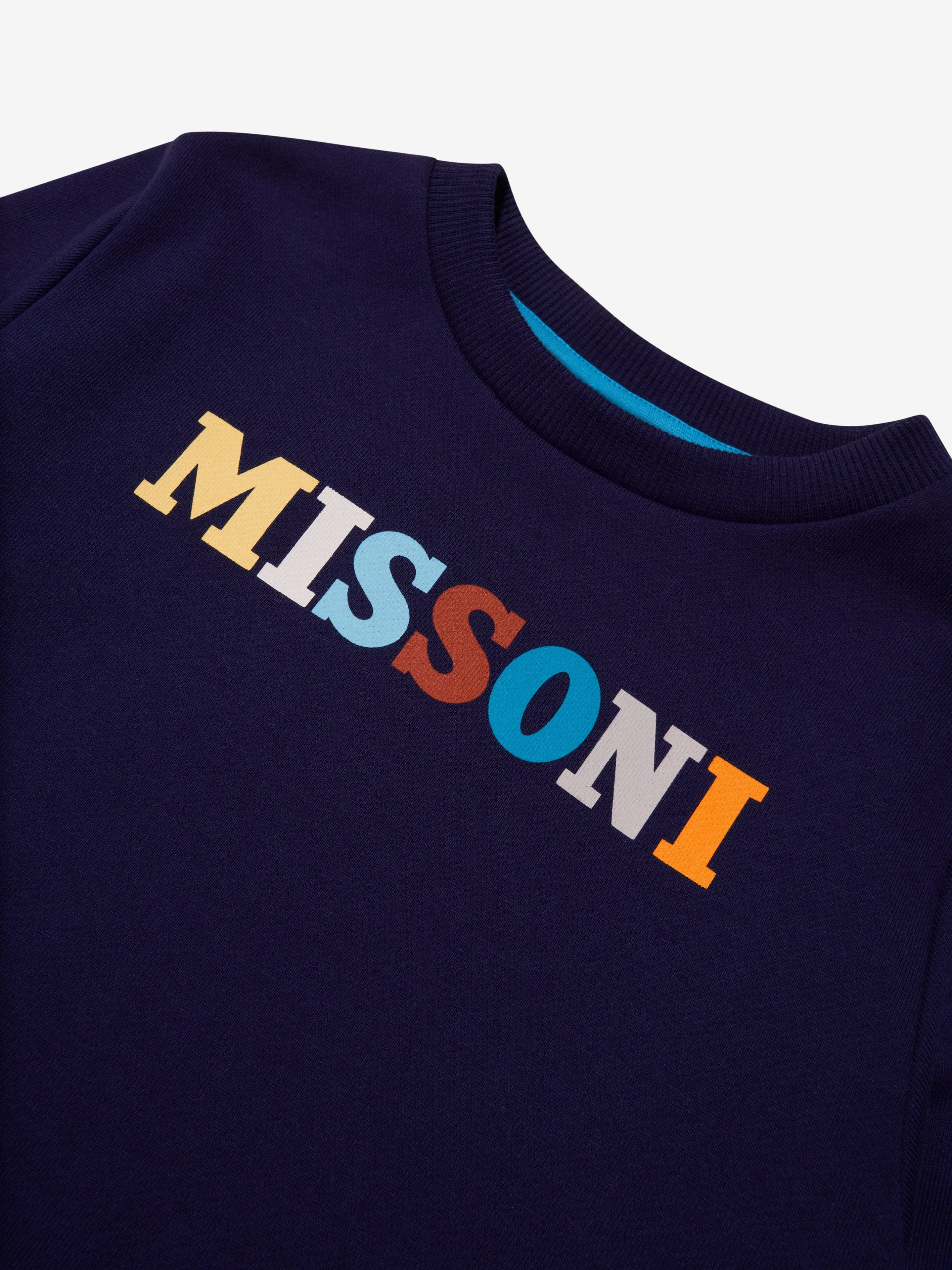 Missoni Boys Logo Sweatshirt in Blue