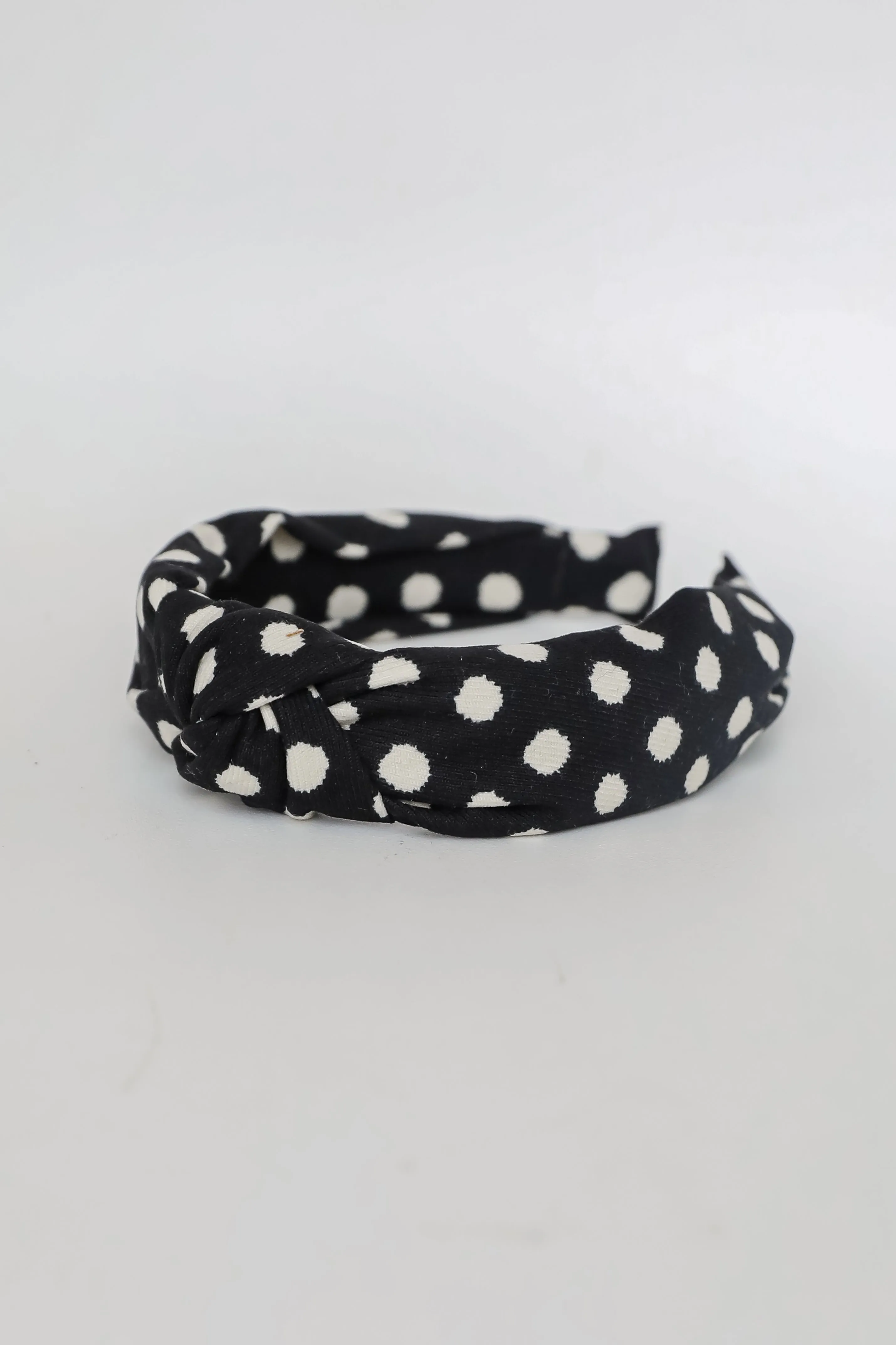 Modern Chicness Polka Dot Knotted Headband