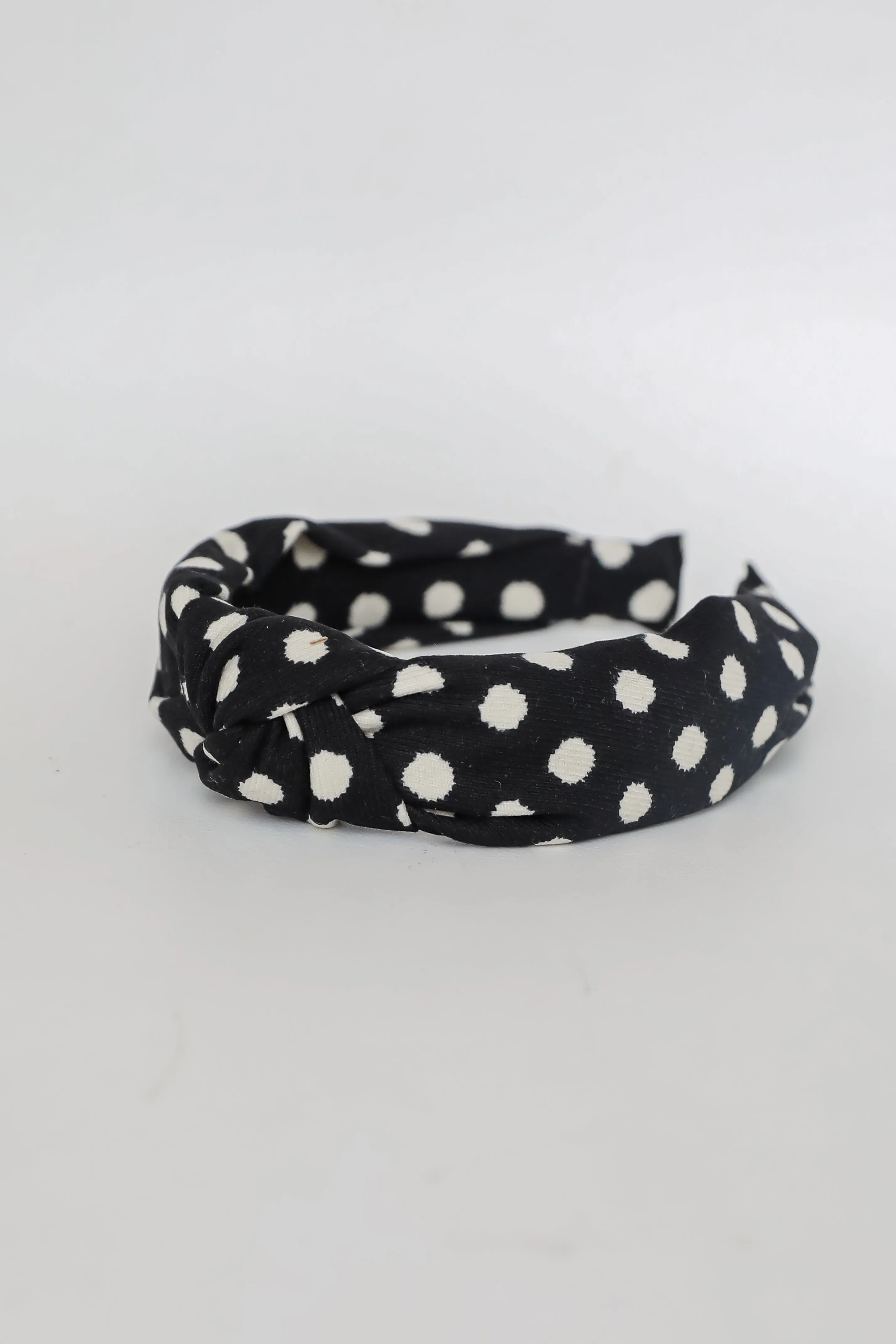 Modern Chicness Polka Dot Knotted Headband