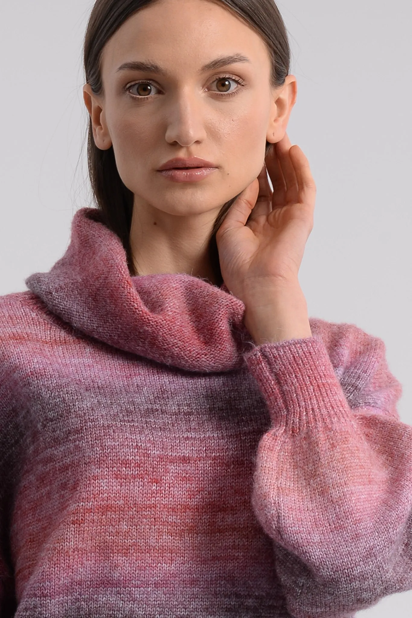 Molly Bracken Dark Pink Knitted Sweater