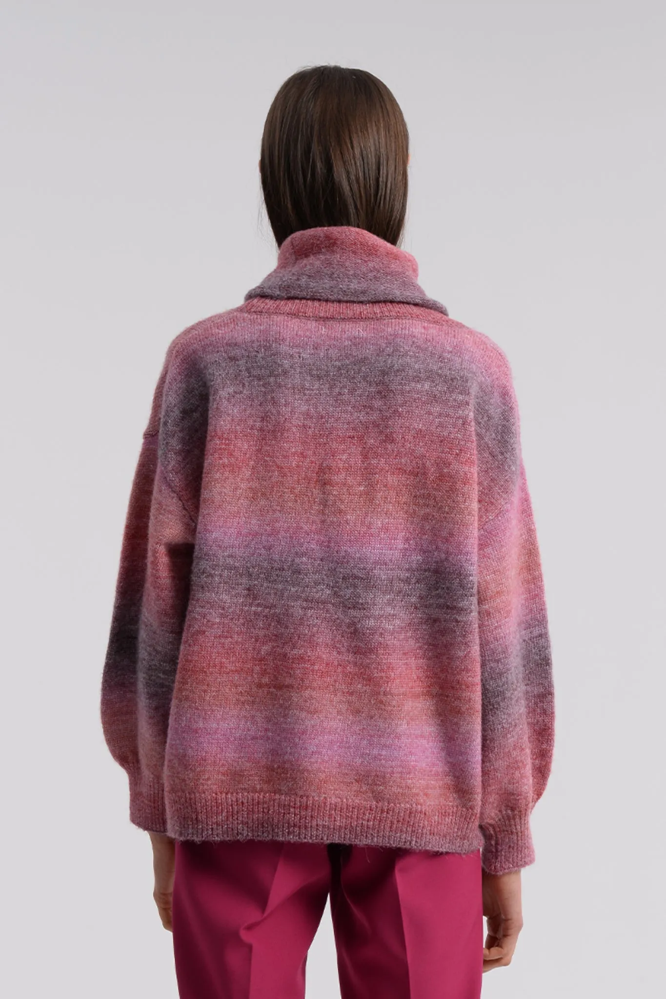 Molly Bracken Dark Pink Knitted Sweater