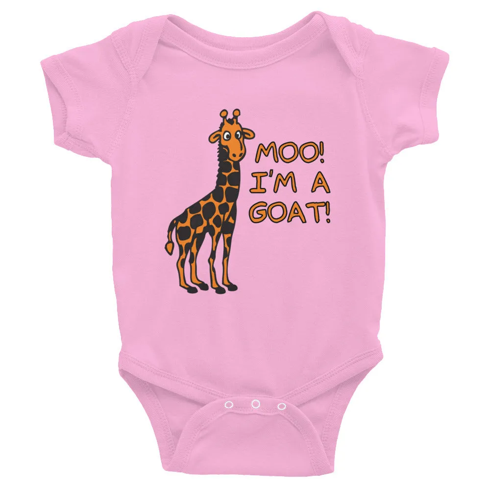 Moo! I'm A Goat Infant Bodysuit (Baby)