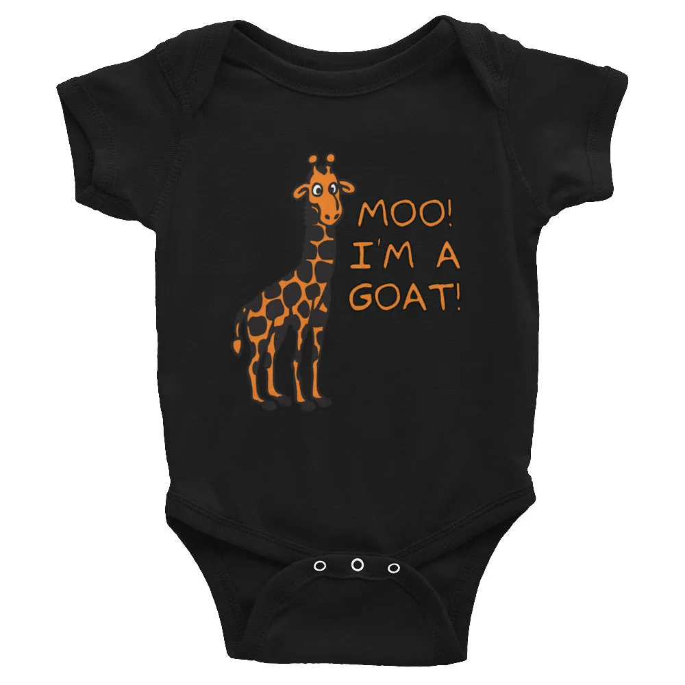 Moo! I'm A Goat Infant Bodysuit (Baby)