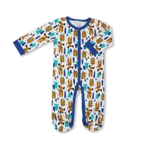 Moose and Bear Interlock Baby Bodysuit