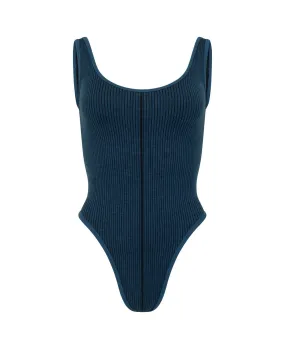 Nagnata Classic Wool Bodysuit - Ocean