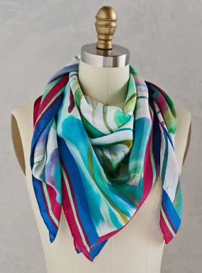 Northern Lights Silk Scarf