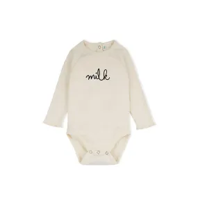 Organic Zoo Milk Bodysuit - Natural