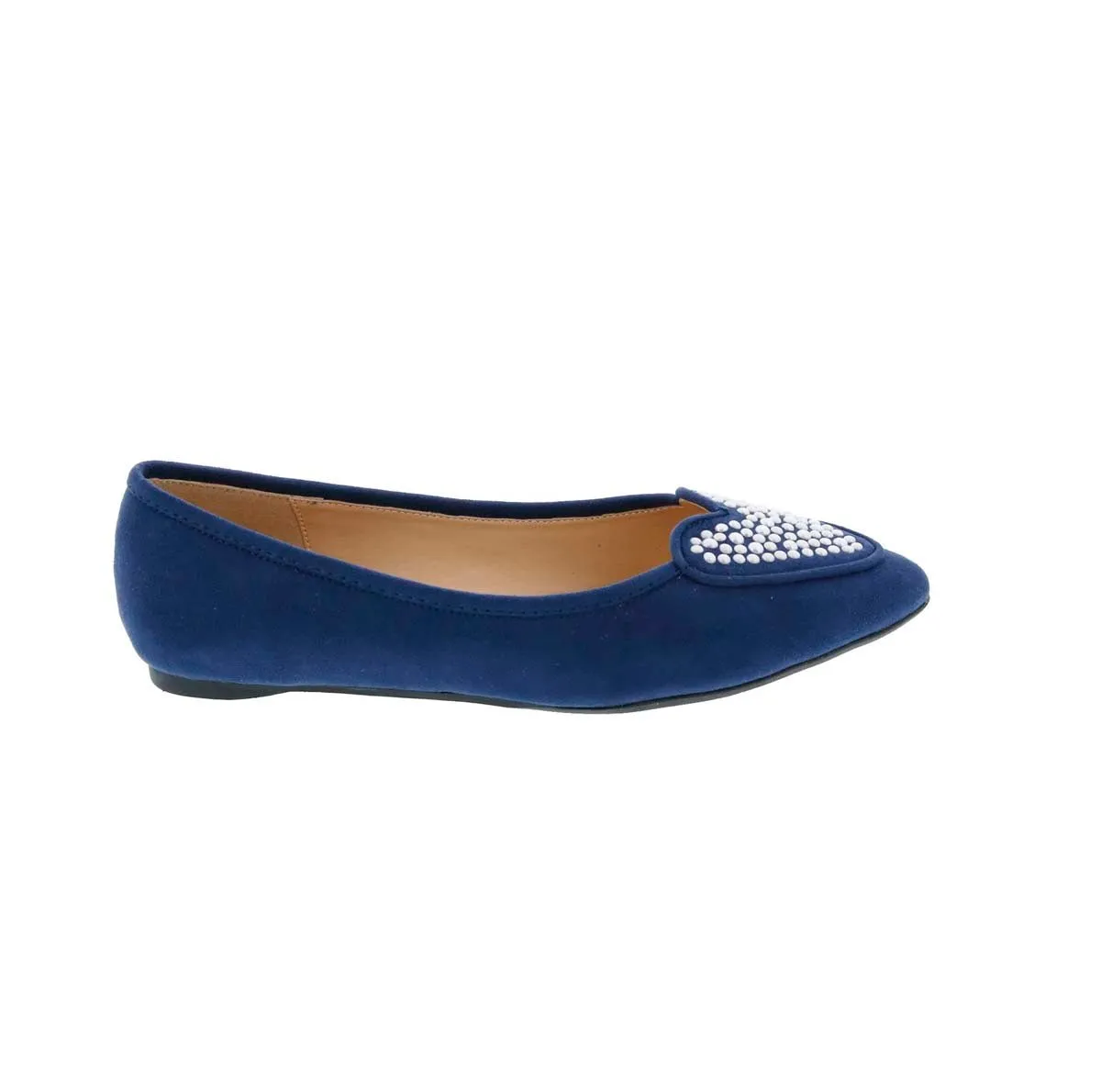 Penny Loves Kenny Nookie Prl Women Flat Slip-on In Navy Microsuede