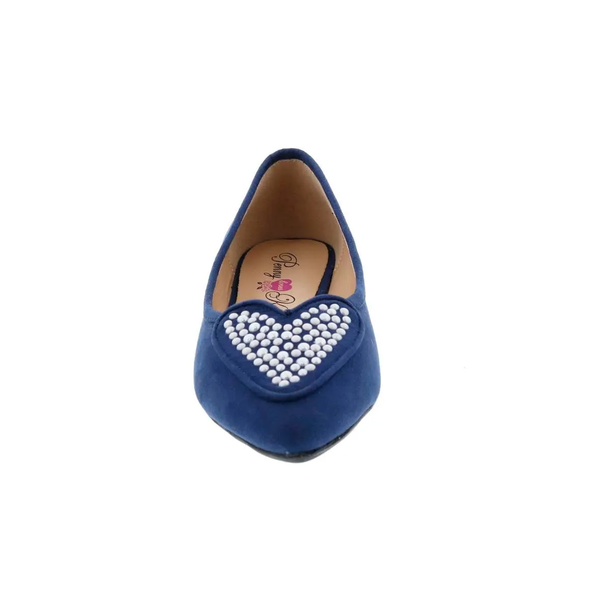 Penny Loves Kenny Nookie Prl Women Flat Slip-on In Navy Microsuede