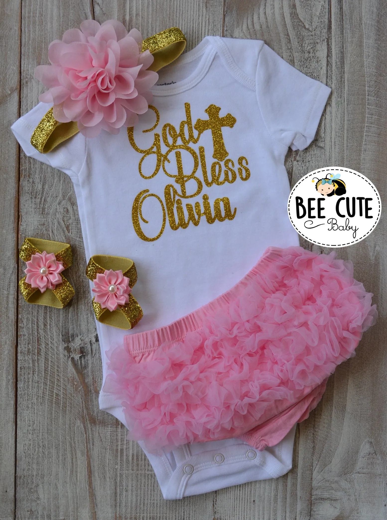 Personalized Baptism Outfit After Party