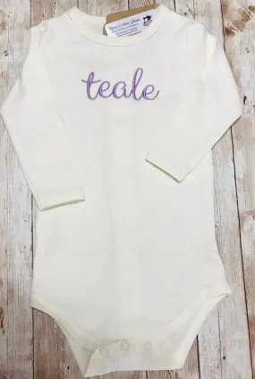 Personalized Name Baby Girl Boy Bodysuit Onesie , Baby Shower Gift