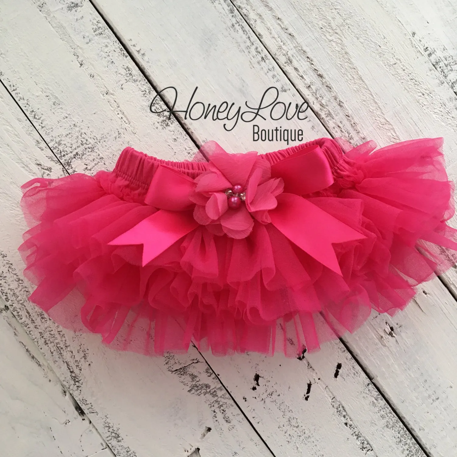 PERSONALIZED Name Outfit - Gold Glitter and Watermelon/Hot Pink - embellished bloomer