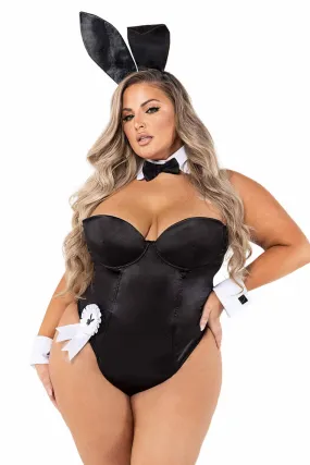 Plus Size Classic Playboy Bunny Halloween Costume