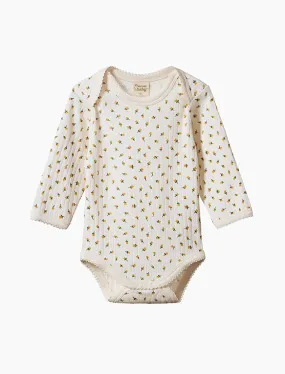 Pointelle Bodysuit in Tulip Print