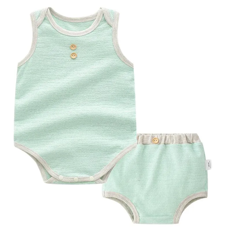 Premium 2 Pieces Baby's Bodysuit Set