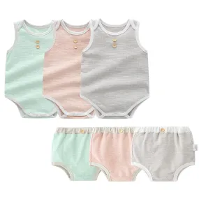 Premium 2 Pieces Baby's Bodysuit Set