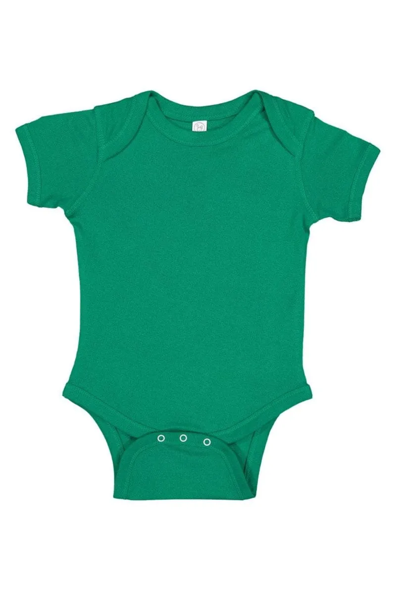 Rabbit Skins 4400: Infant Baby Rib Bodysuit, Basic Colors