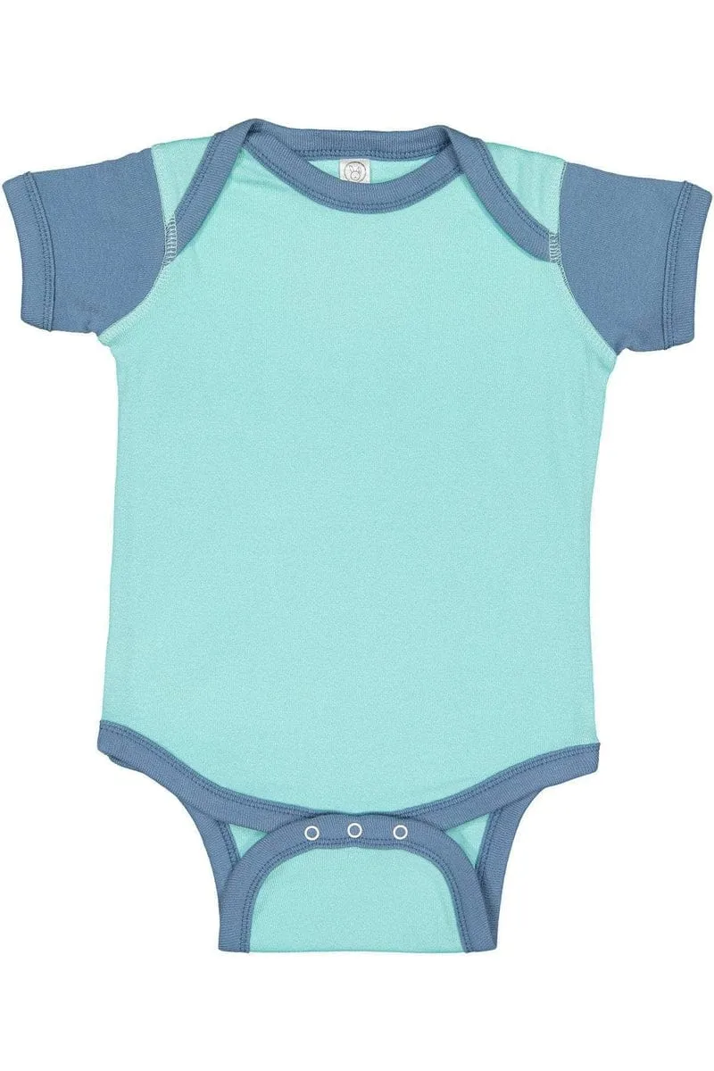 Rabbit Skins 4400: Infant Baby Rib Bodysuit, Basic Colors