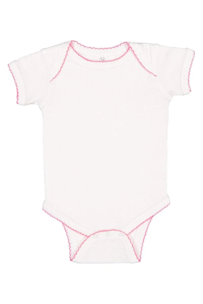 Rabbit Skins 4400: Infant Baby Rib Bodysuit, Basic Colors