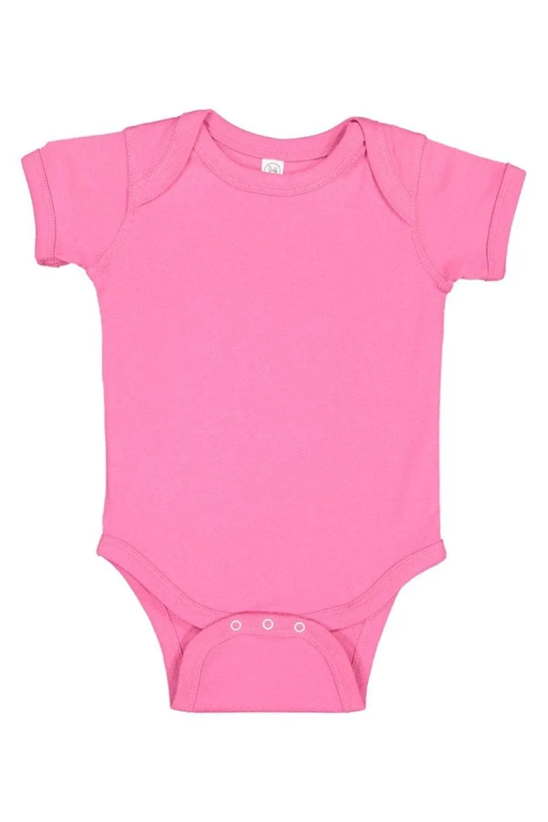 Rabbit Skins 4400: Infant Baby Rib Bodysuit, Basic Colors