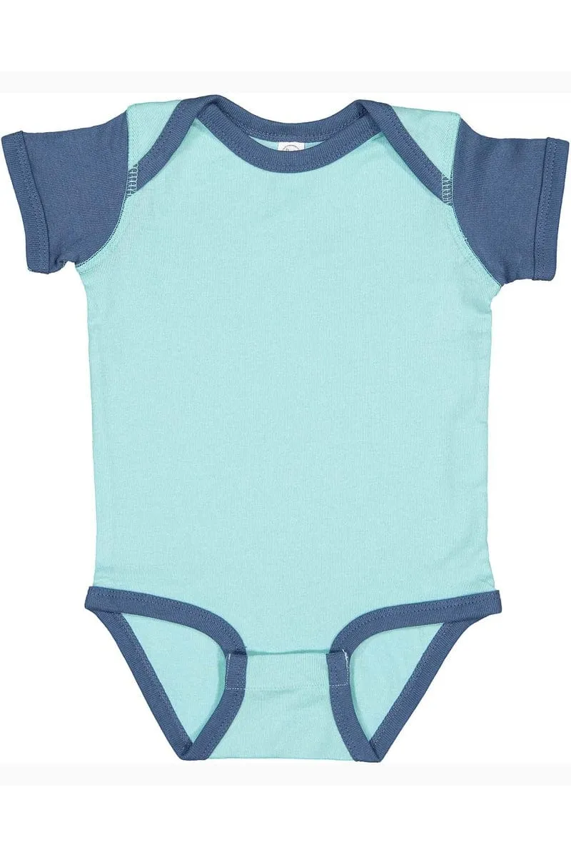 Rabbit Skins 4400: Infant Baby Rib Bodysuit, Basic Colors