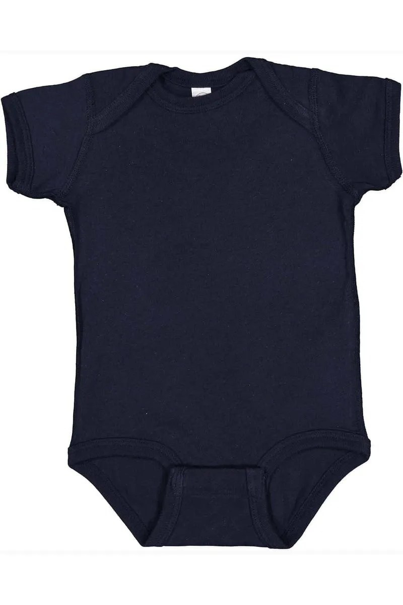 Rabbit Skins 4400: Infant Baby Rib Bodysuit, Basic Colors