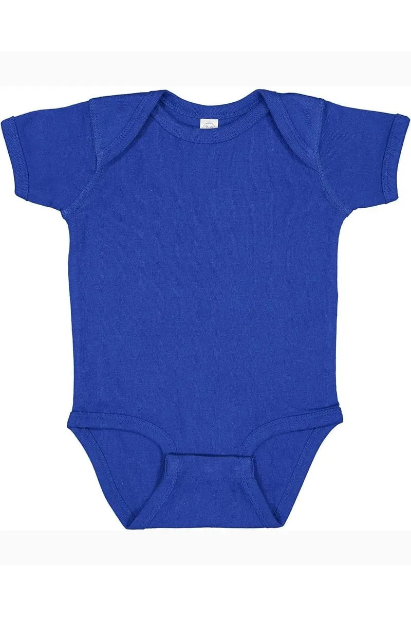 Rabbit Skins 4400: Infant Baby Rib Bodysuit, Basic Colors