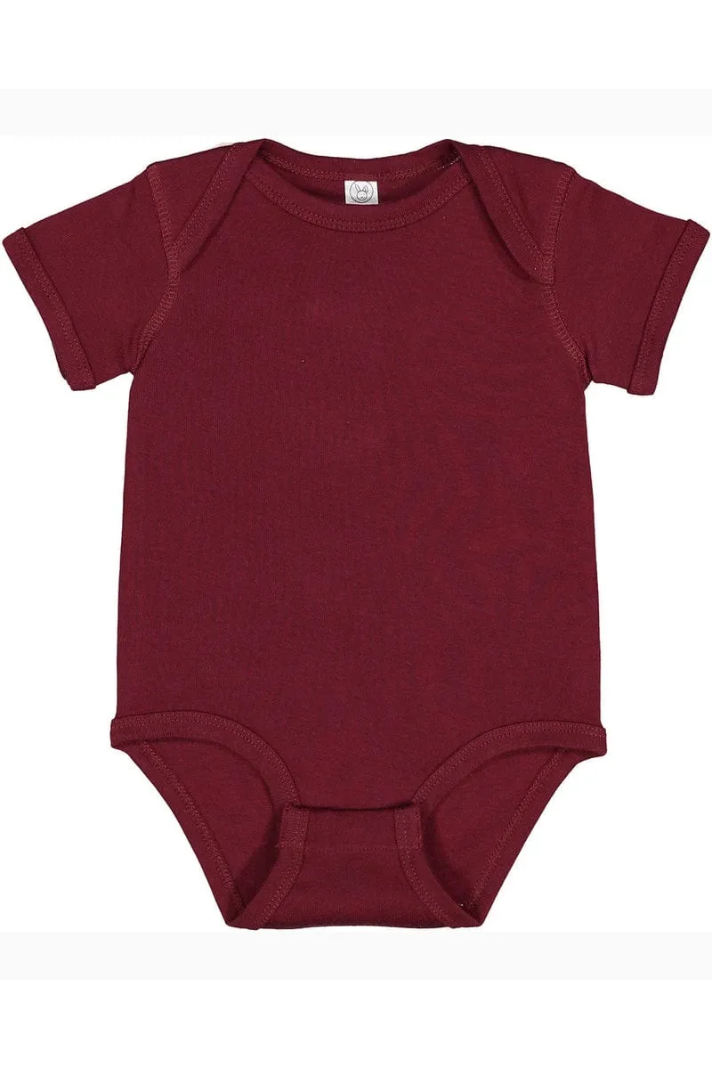 Rabbit Skins 4400: Infant Baby Rib Bodysuit, Basic Colors