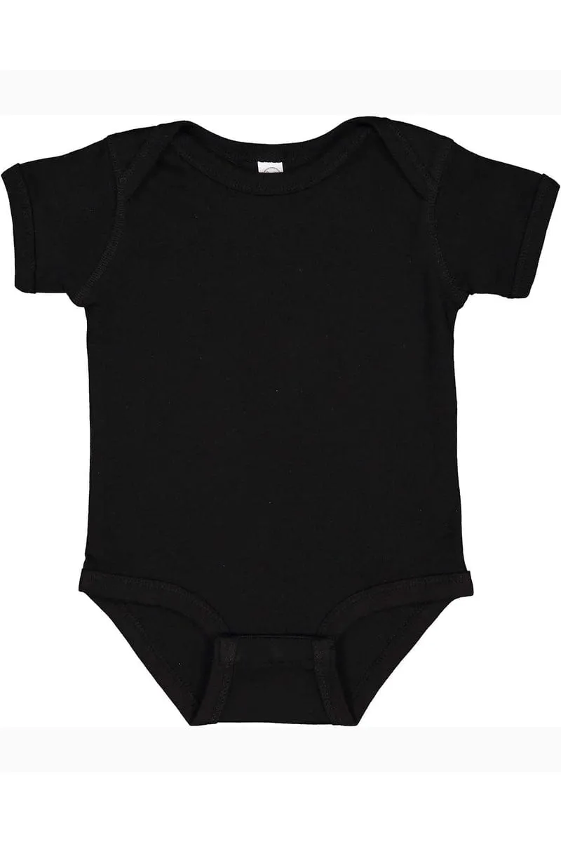 Rabbit Skins 4400: Infant Baby Rib Bodysuit, Basic Colors