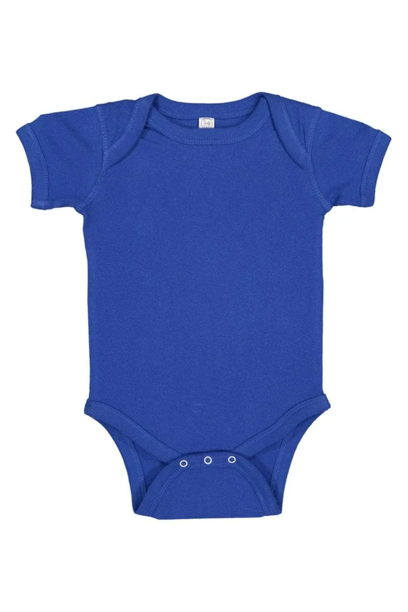 Rabbit Skins 4400: Infant Baby Rib Bodysuit, Basic Colors