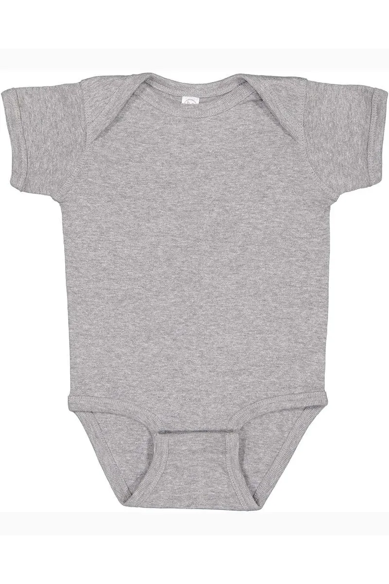 Rabbit Skins 4400: Infant Baby Rib Bodysuit, Basic Colors