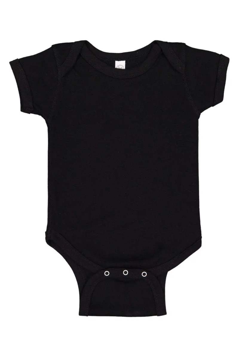 Rabbit Skins 4400: Infant Baby Rib Bodysuit, Basic Colors