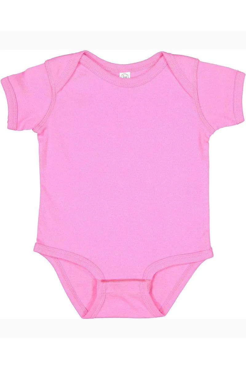 Rabbit Skins 4400: Infant Baby Rib Bodysuit, Basic Colors