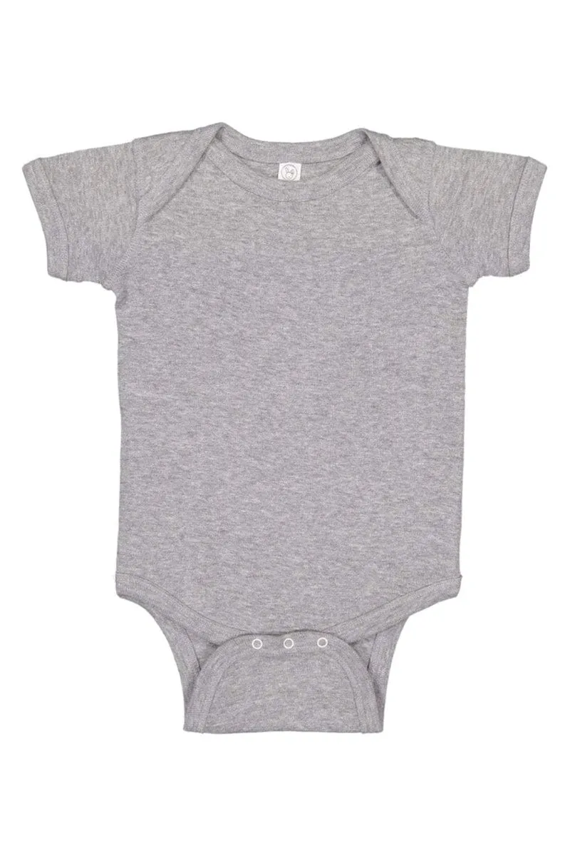 Rabbit Skins 4400: Infant Baby Rib Bodysuit, Basic Colors