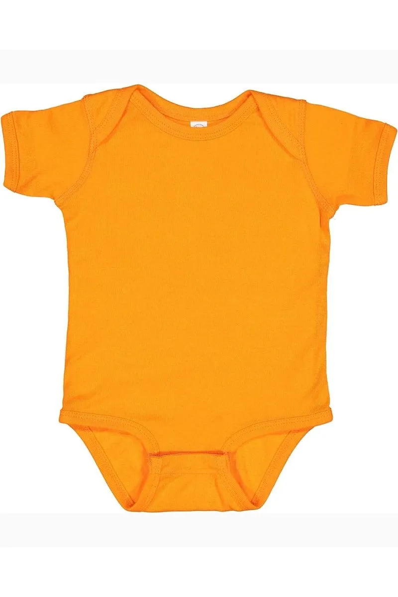 Rabbit Skins 4400: Infant Baby Rib Bodysuit, Basic Colors