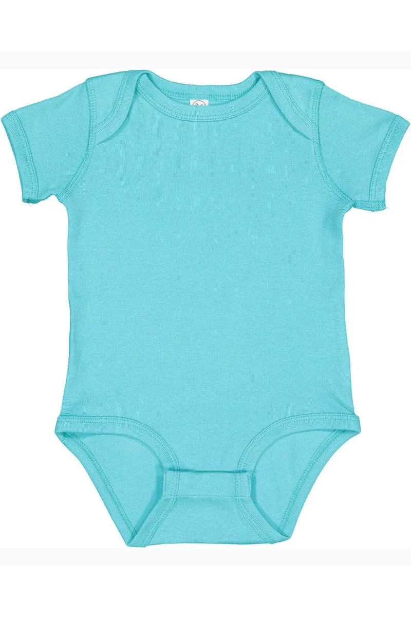 Rabbit Skins 4400: Infant Baby Rib Bodysuit, Extended Colors