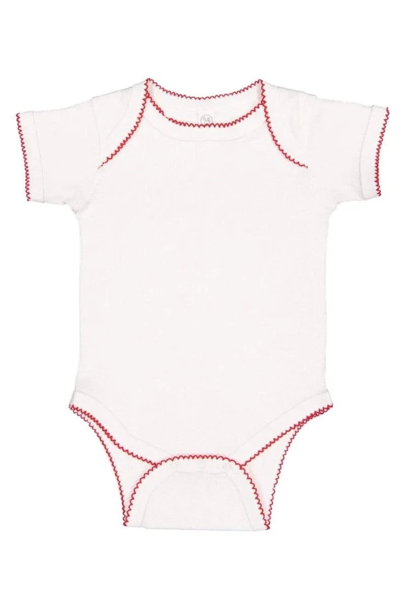 Rabbit Skins 4400: Infant Baby Rib Bodysuit, Extended Colors