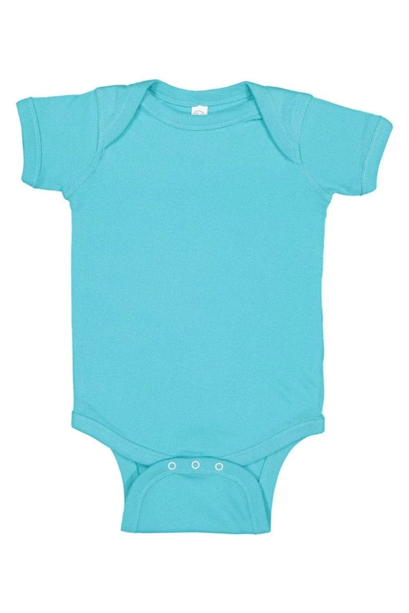 Rabbit Skins 4400: Infant Baby Rib Bodysuit, Extended Colors