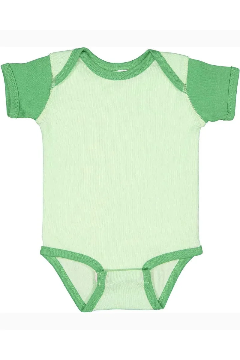 Rabbit Skins 4400: Infant Baby Rib Bodysuit, Extended Colors