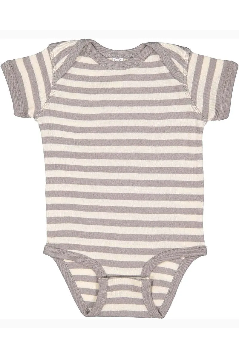 Rabbit Skins 4400: Infant Baby Rib Bodysuit, Traditional Colors