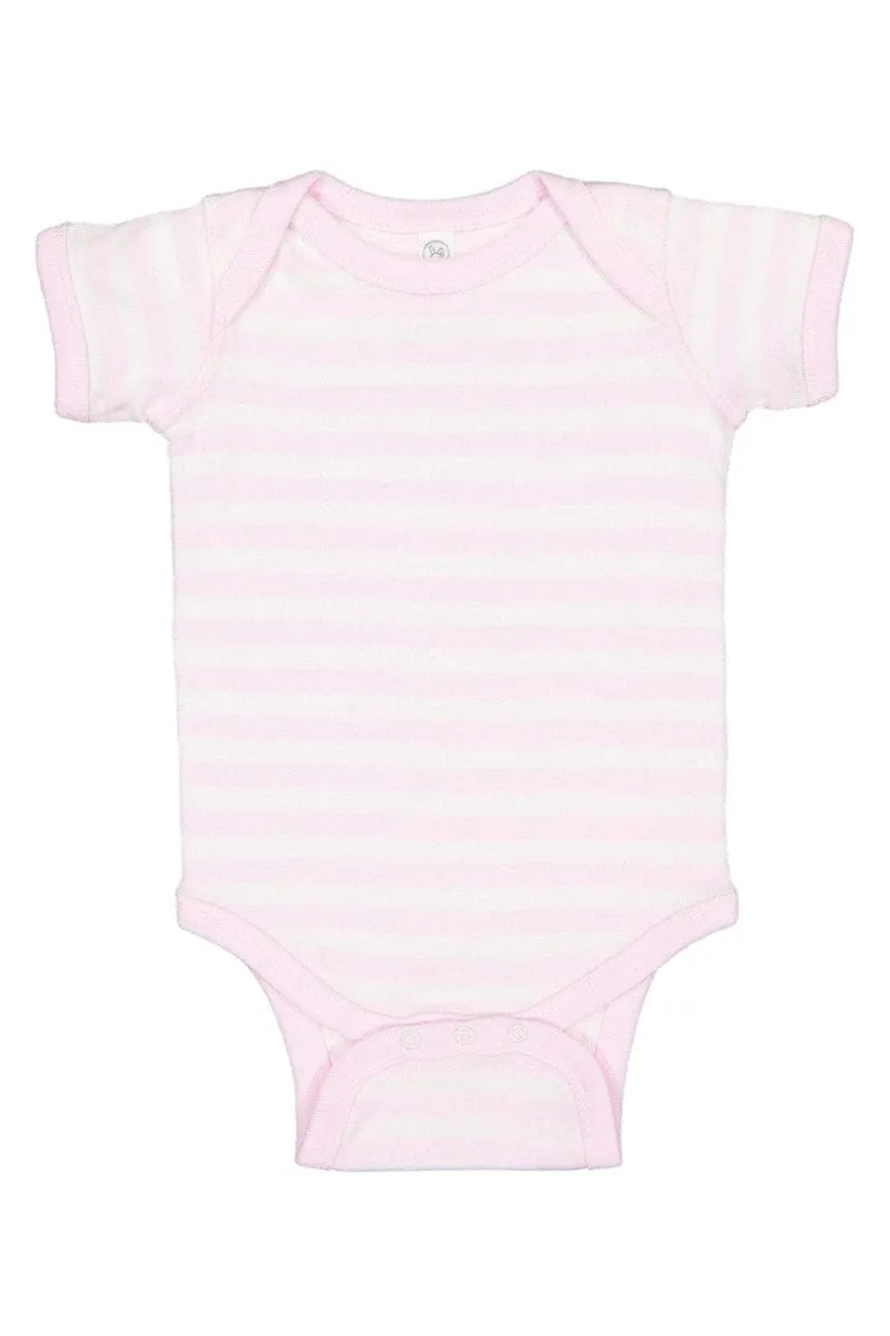 Rabbit Skins 4400: Infant Baby Rib Bodysuit, Traditional Colors