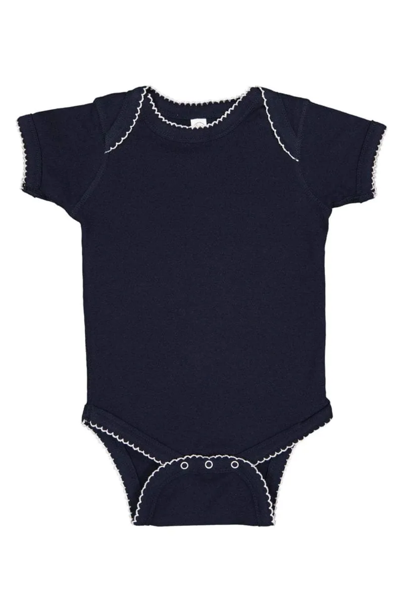 Rabbit Skins 4400: Infant Baby Rib Bodysuit, Traditional Colors