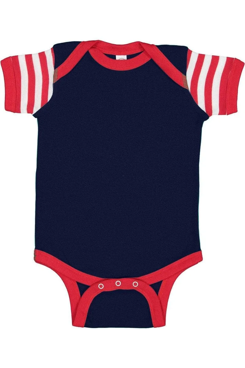 Rabbit Skins 4400: Infant Baby Rib Bodysuit, Traditional Colors