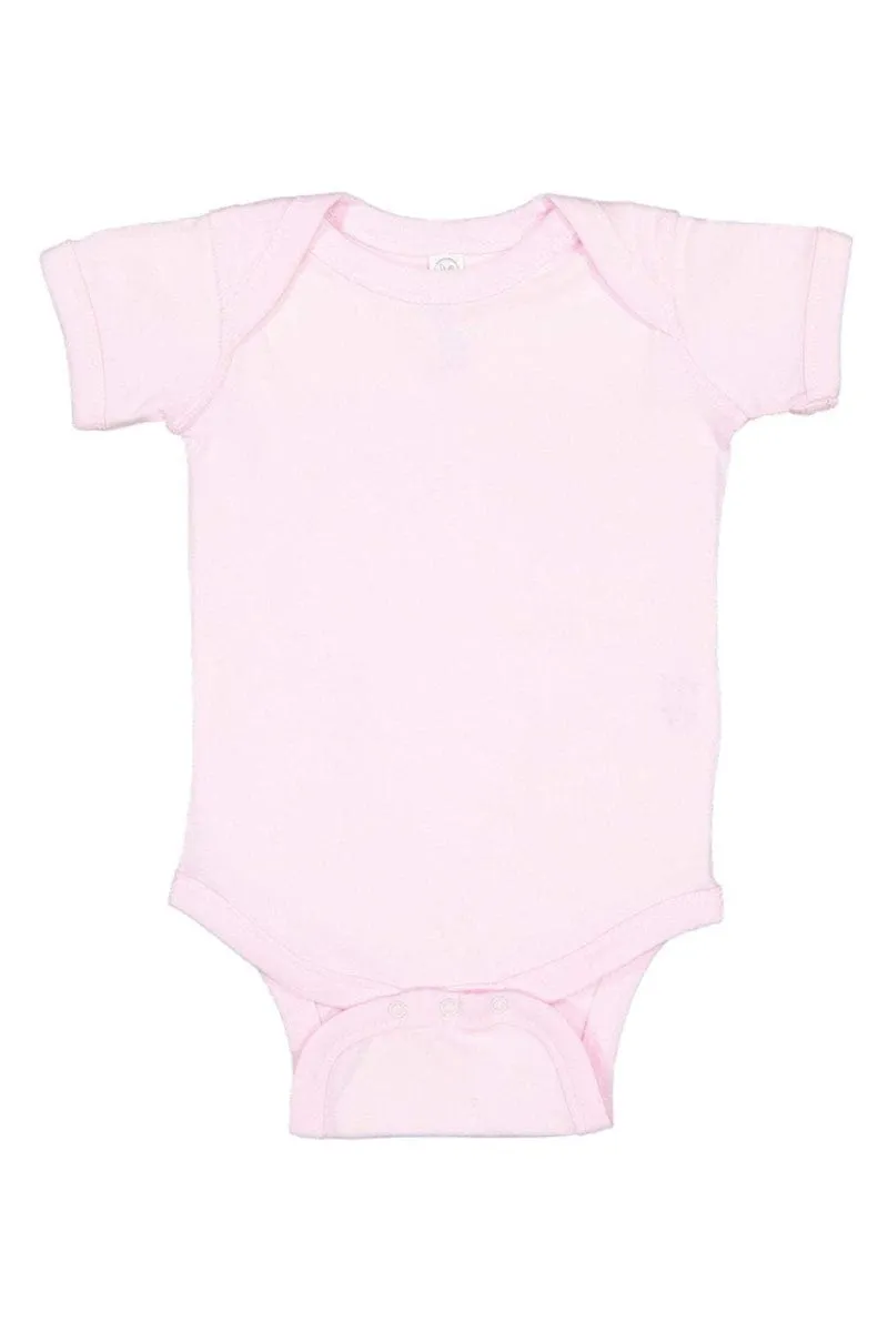 Rabbit Skins 4400: Infant Baby Rib Bodysuit, Traditional Colors