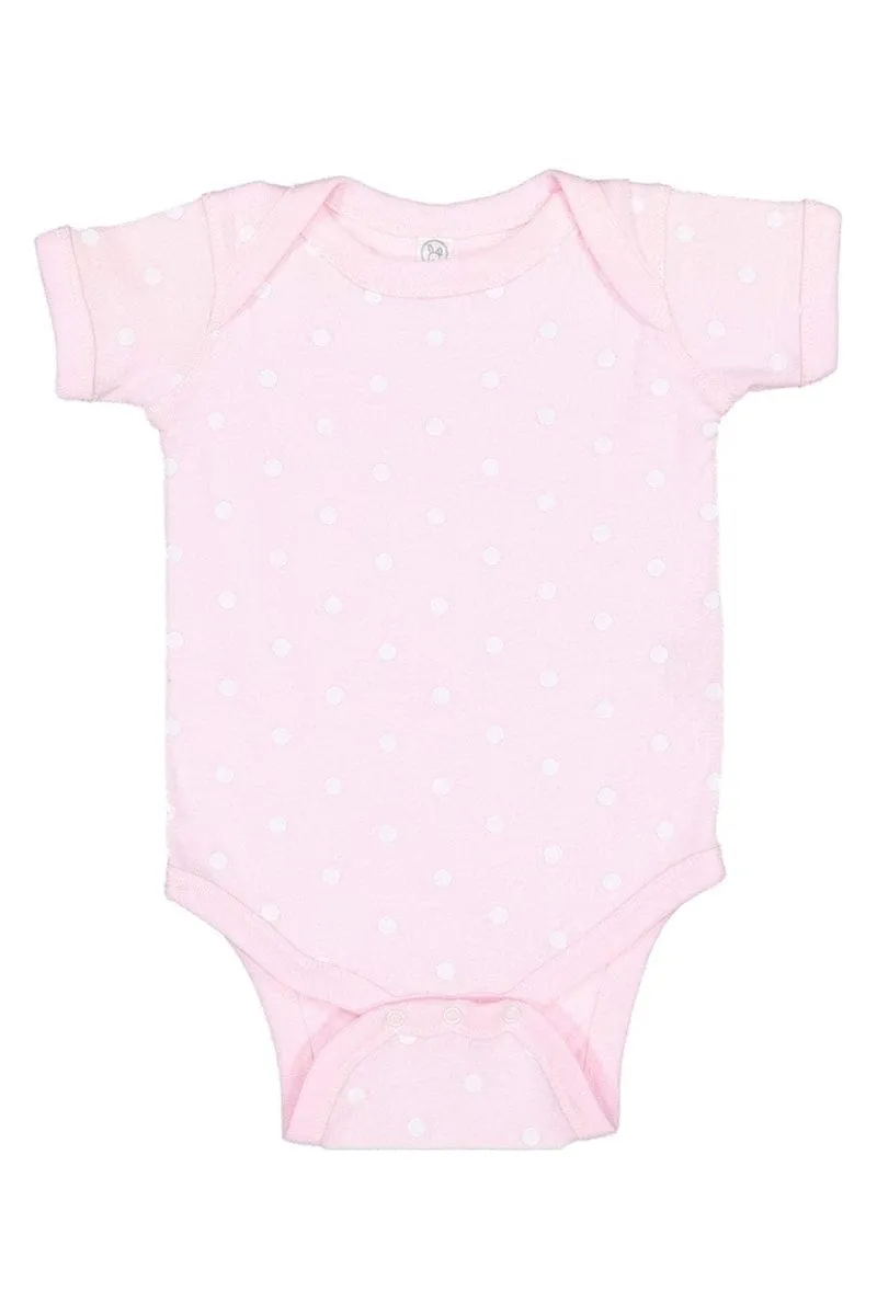 Rabbit Skins 4400: Infant Baby Rib Bodysuit, Traditional Colors