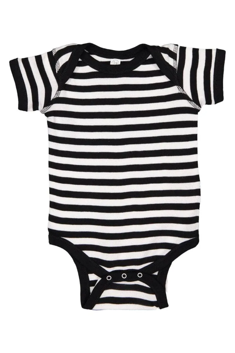 Rabbit Skins 4400: Infant Baby Rib Bodysuit, Traditional Colors