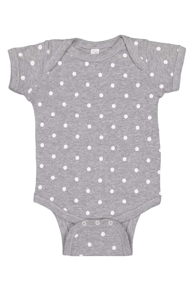 Rabbit Skins 4400: Infant Baby Rib Bodysuit, Traditional Colors