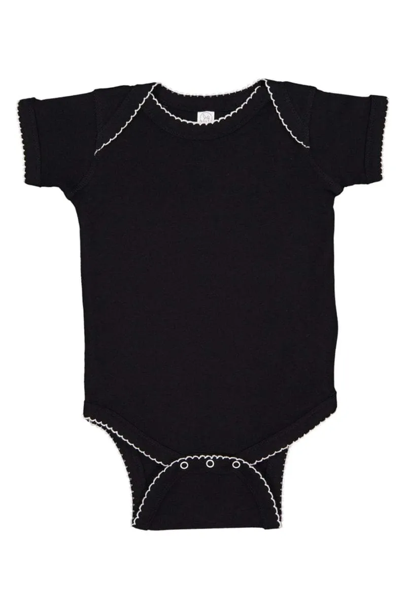 Rabbit Skins 4400: Infant Baby Rib Bodysuit, Traditional Colors