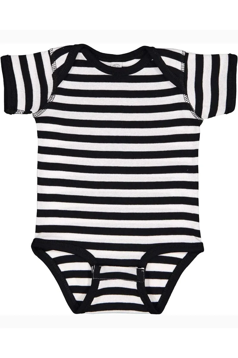 Rabbit Skins 4400: Infant Baby Rib Bodysuit, Traditional Colors