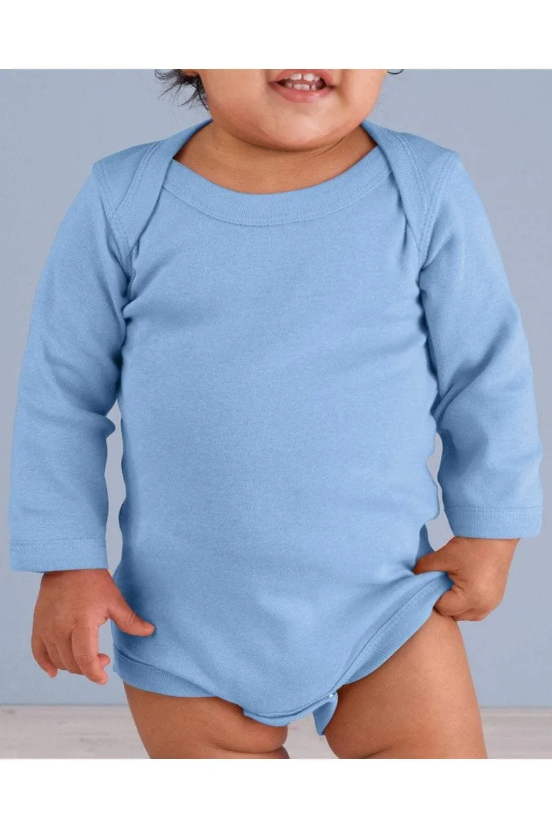 Rabbit Skins 4411: Infant Long-Sleeve Baby Rib Bodysuit